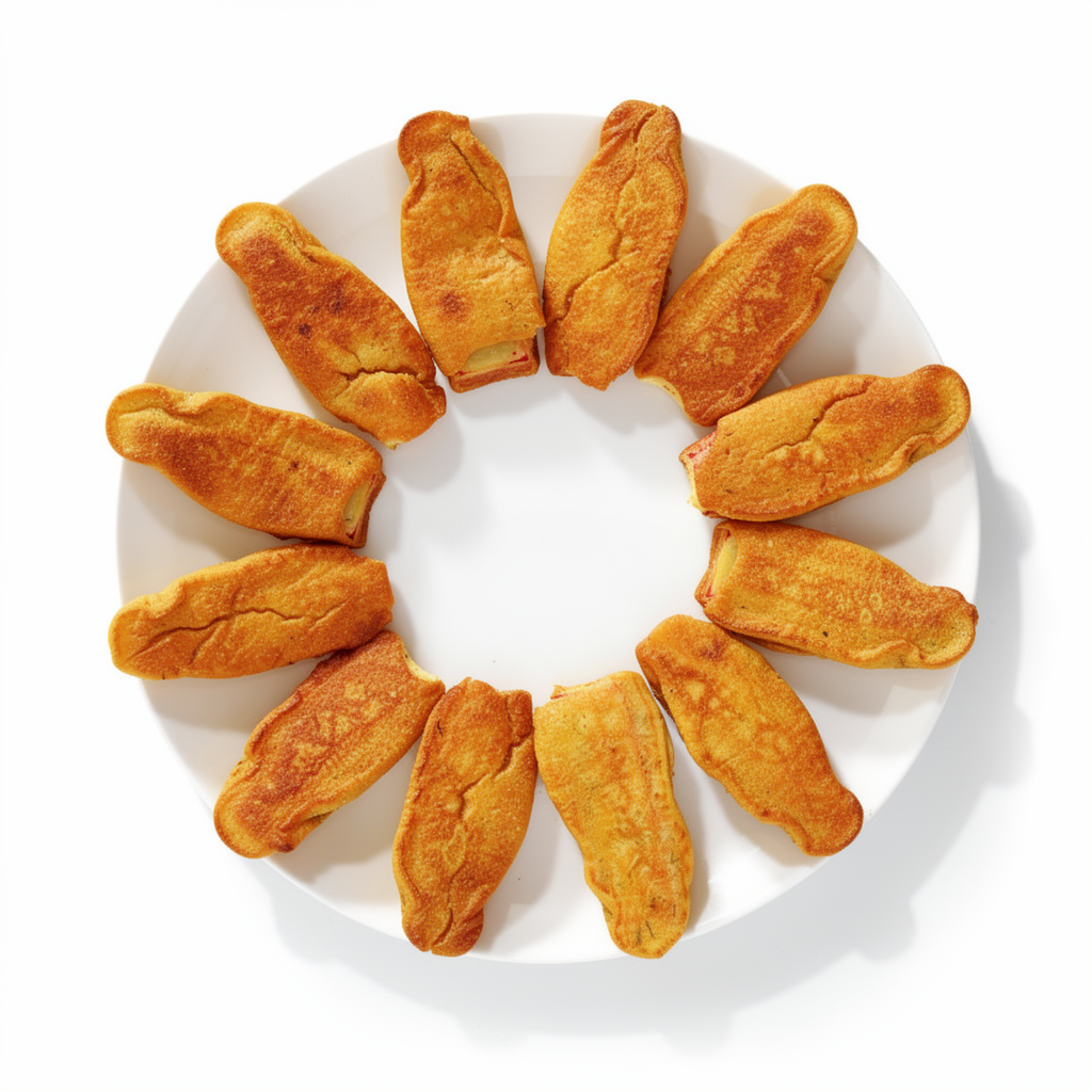 Krabų lazdelės purioje tešloje su česnako padažu