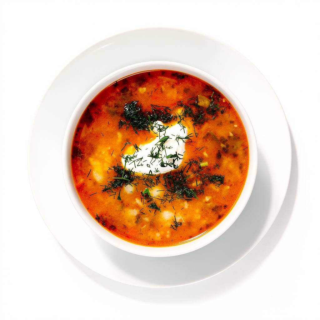 Gruziniška "Charčio" sriuba su aviena