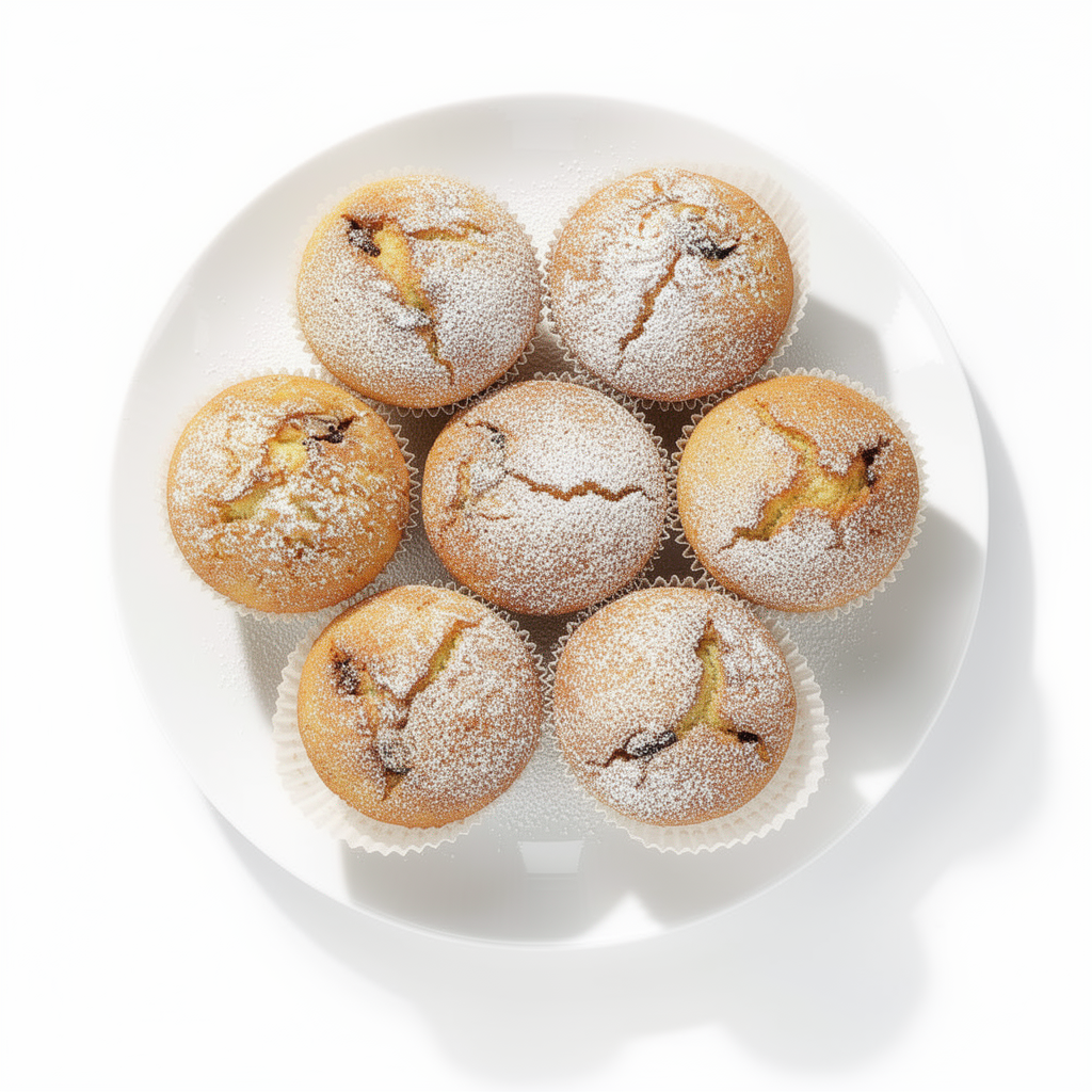 Minkšti ir purūs varškės keksiukai su džiovintomis spanguolėmis